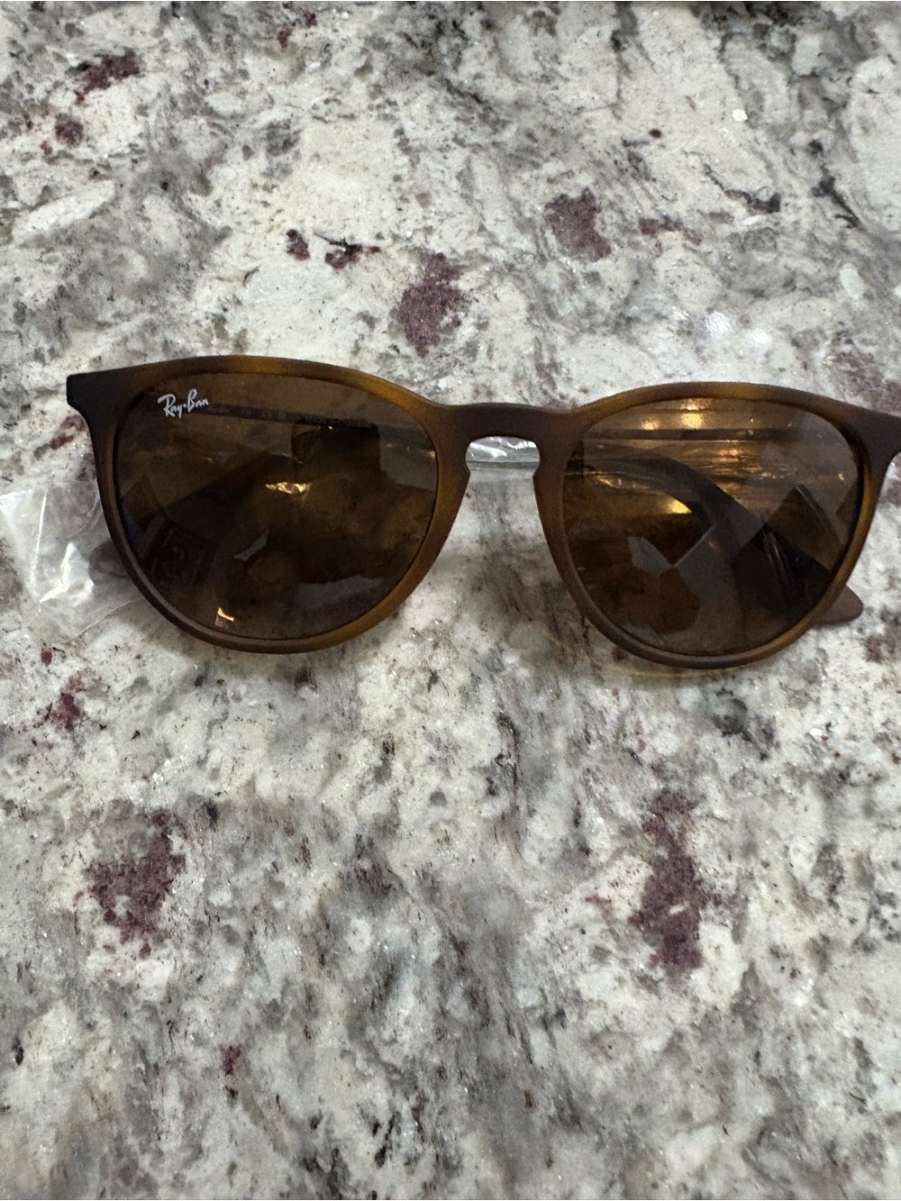 Ray-Ban Women’s Erika Brown Frame Sunglasses with Brown Lenses